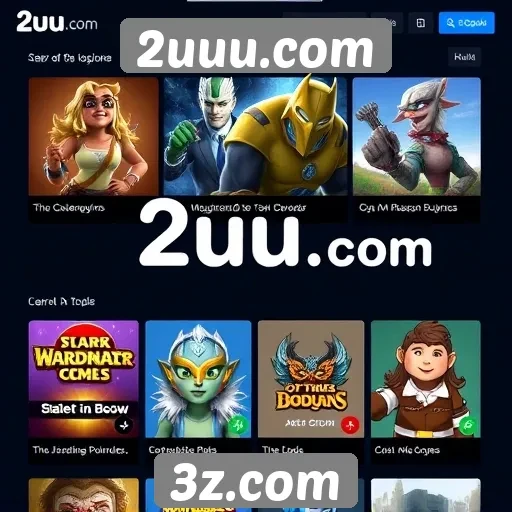 Popularidade de jogos online em 2uuu.com